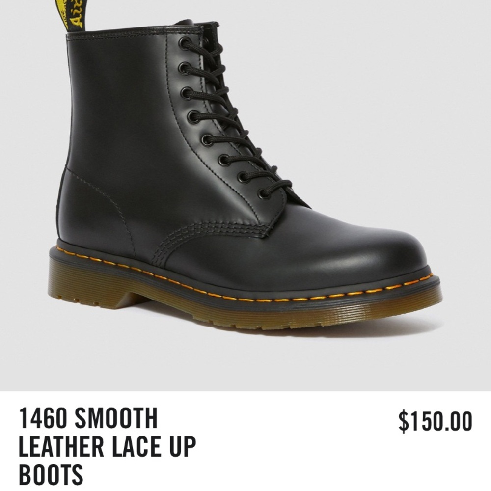 NEW! Dr Martens 1460 smooth black size 13 US